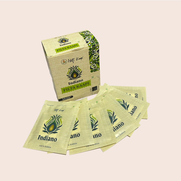Indiano Filta Kaapi – 10 Drip Filter Coffee Sachets