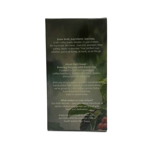 Monsoon Malabar Drip Filter Kaapi – 10 Sachets | Authentic Filter Coffee