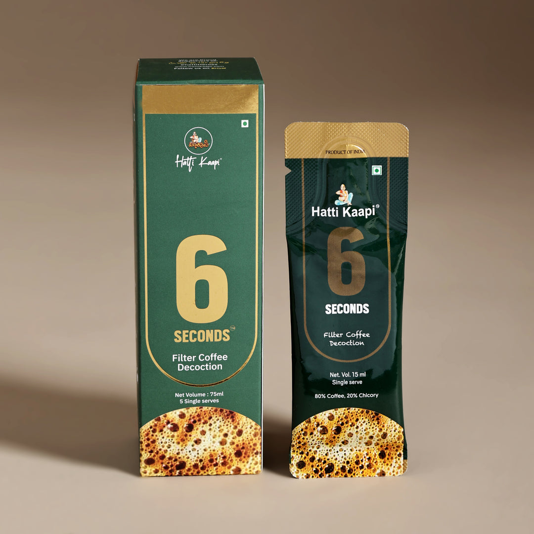 6-Second Filter Coffee Decoction – 25 Sachets (Pack of 5)