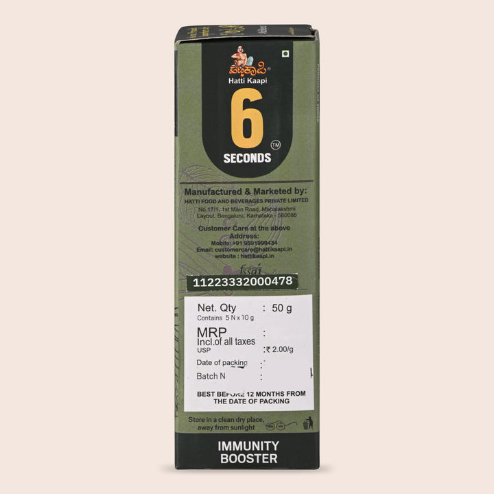 6 Seconds Kashaya-Pack Of 5