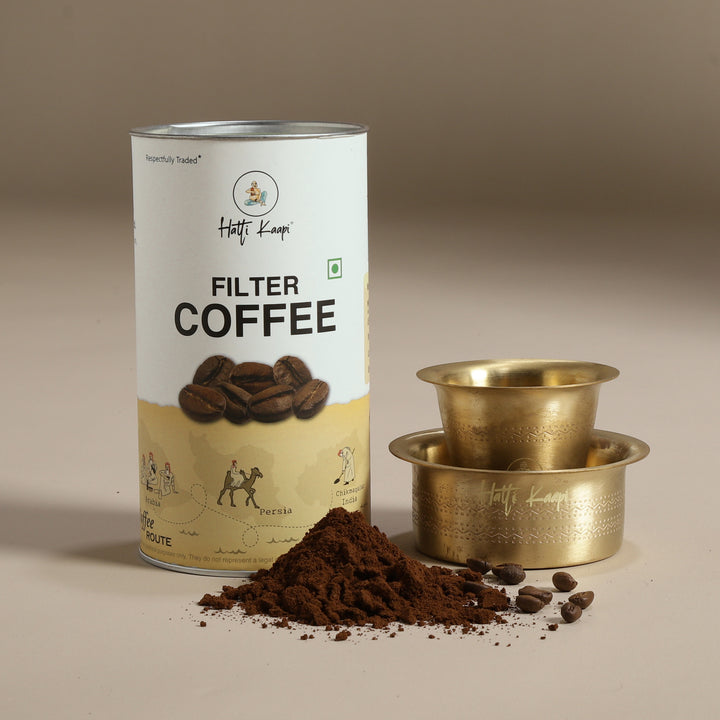Hatti Kaapi 100% Pure Filter Coffee Powder 250g | No Chicory | Medium Roast