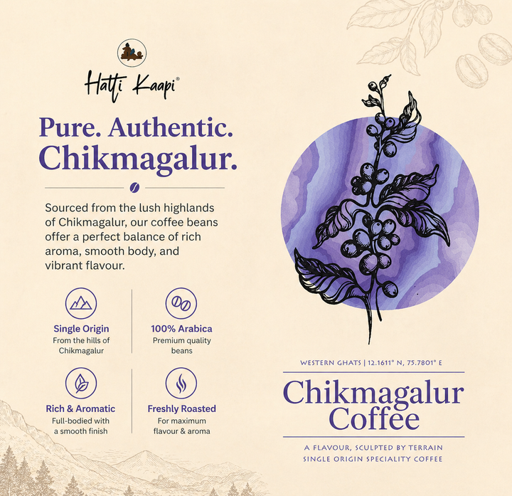 Chickmangaluru Roasted Coffee Beans (250g)