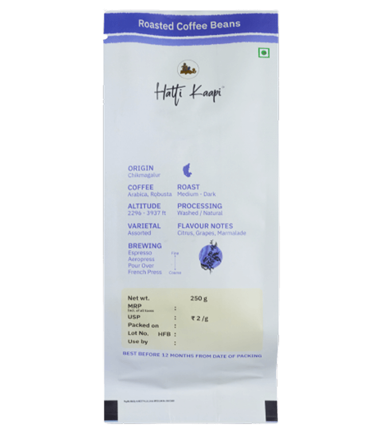 Chickmangaluru Roasted Coffee Beans (250 g)