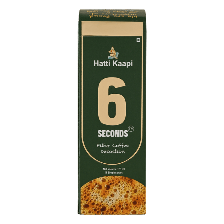 6 Seconds Filter Coffee Decoction-Pack Of 5