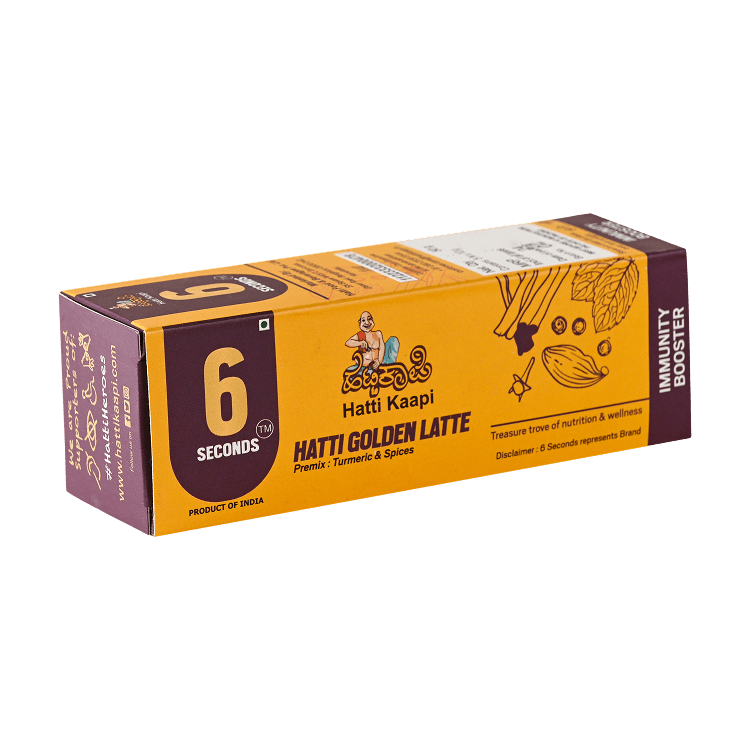 6 Seconds Golden Latte-Pack Of 5