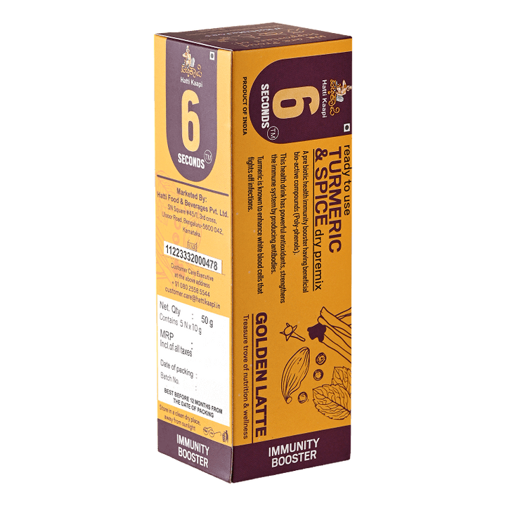 6 Seconds Golden Latte-Pack Of 5
