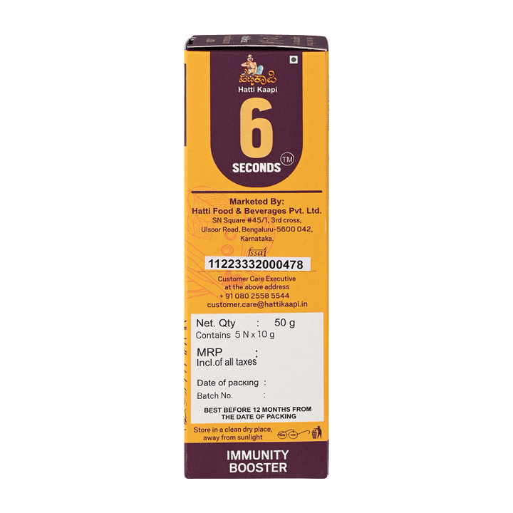 6 Seconds Golden Latte-Pack Of 5