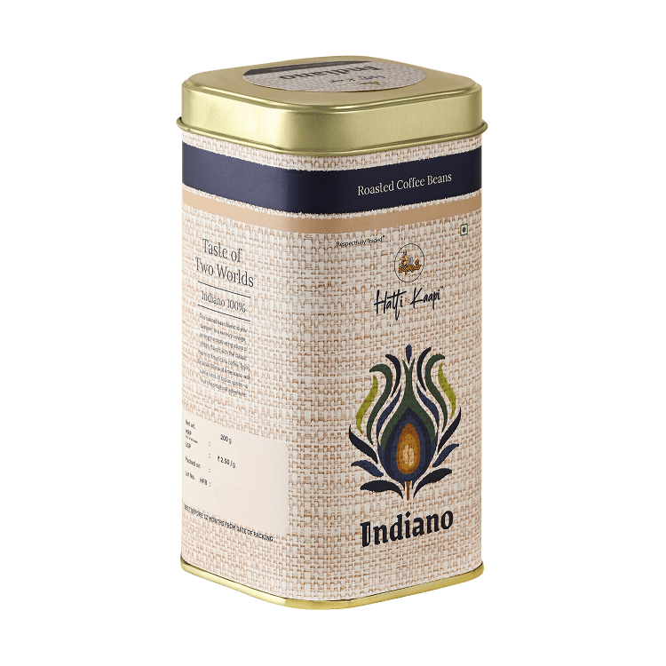 Indiano Roasted Coffee Bean Tin  ( 200 g)