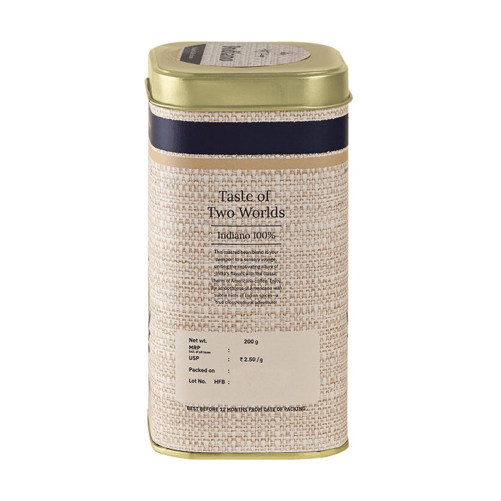 Indiano Roasted Coffee Bean Tin  ( 200 g)