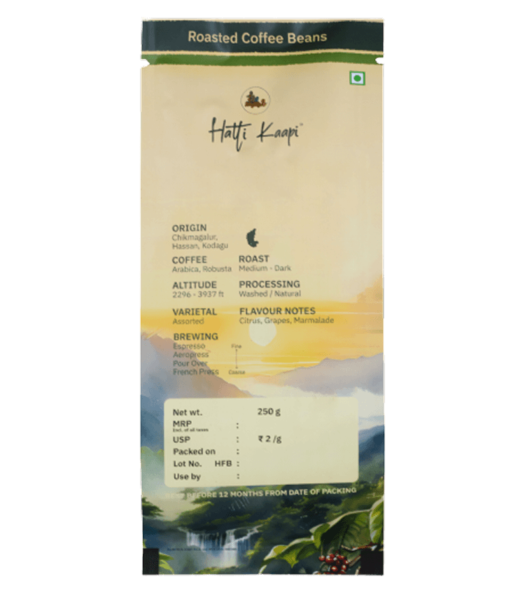 Malnad Days Roasted Coffee Beans – 250g