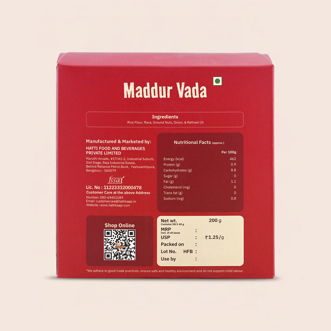 Maddur Vada – Pack of 5