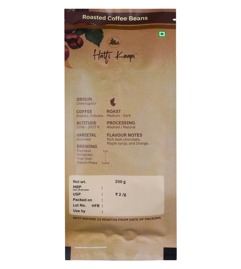 Sutra Roasted Coffee Beans 250g – Medium Dark Roast | Arabica, Robusta & Chicory Blend