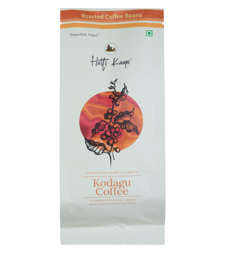 Kodagu Coffee Beans – 250g | Medium-Dark Roast Arabica & Robusta