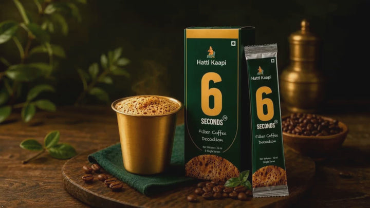 6-Second Filter Coffee Decoction – 25 Sachets (Pack of 5)